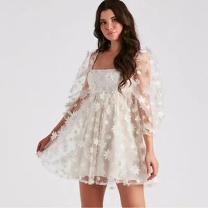 Windsor Ivory Floral Dress